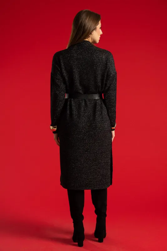 Φόρεμα Midi Lurex Ζώνη