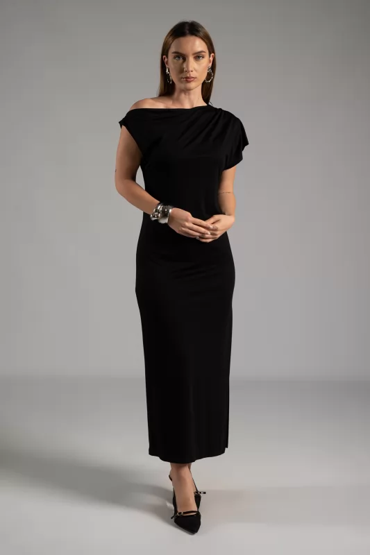 Φόρεμα Midi One-Shoulder