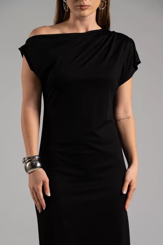 Φόρεμα Midi One-Shoulder