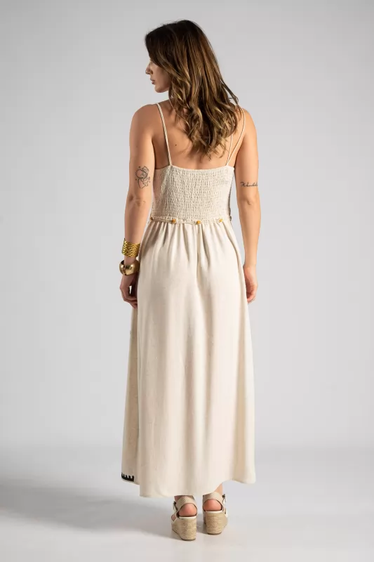Dress Midi Wasp Embroidery