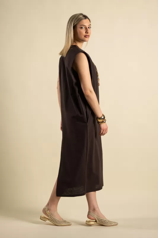 Φόρεμα Midi Structured Sleeve