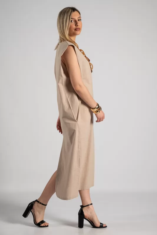 Φόρεμα Midi Structured Sleeve