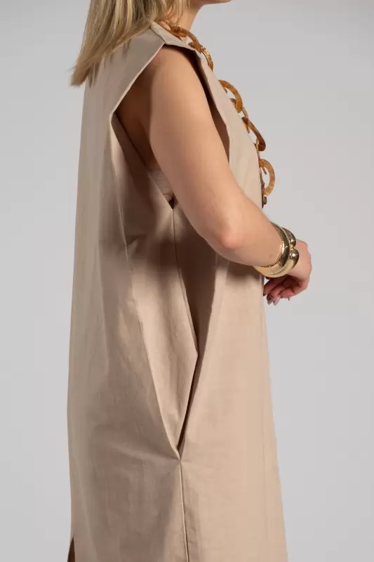 Φόρεμα Midi Structured Sleeve