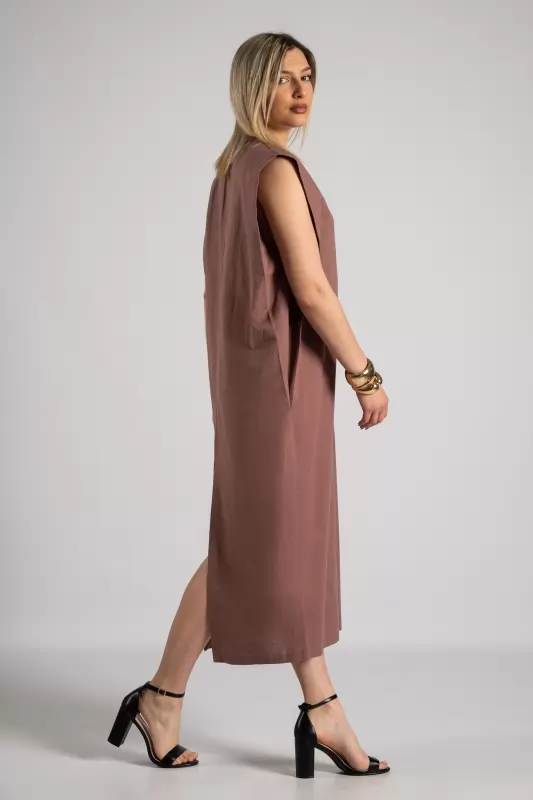 Φόρεμα Midi Structured Sleeve
