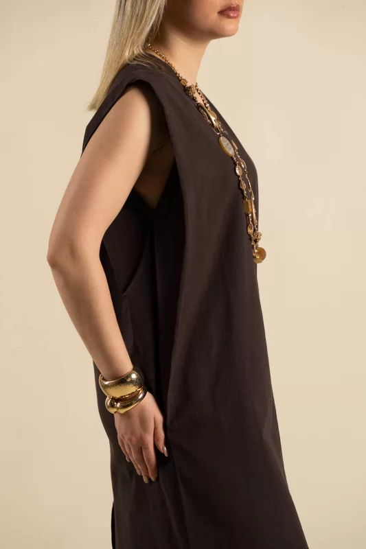 Φόρεμα Midi Structured Sleeve