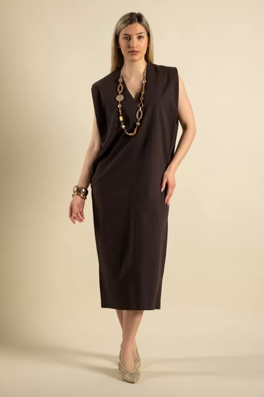 Φόρεμα Midi Structured Sleeve