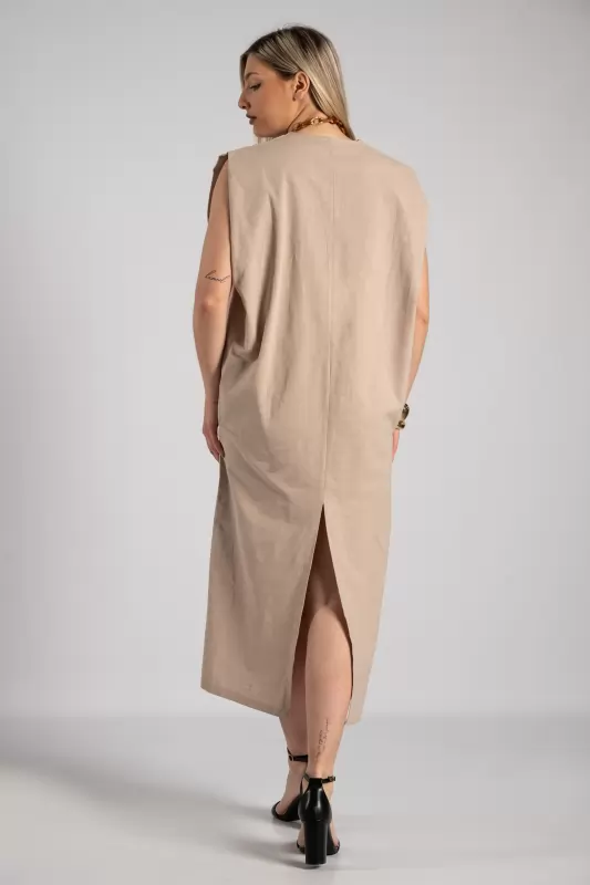 Φόρεμα Midi Structured Sleeve