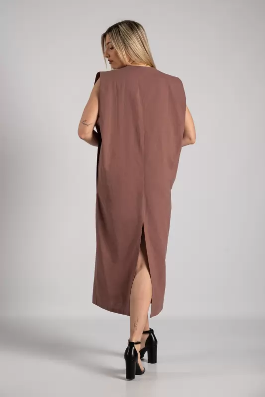 Φόρεμα Midi Structured Sleeve