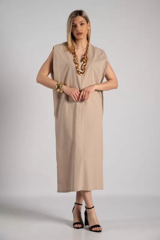 Φόρεμα Midi Structured Sleeve