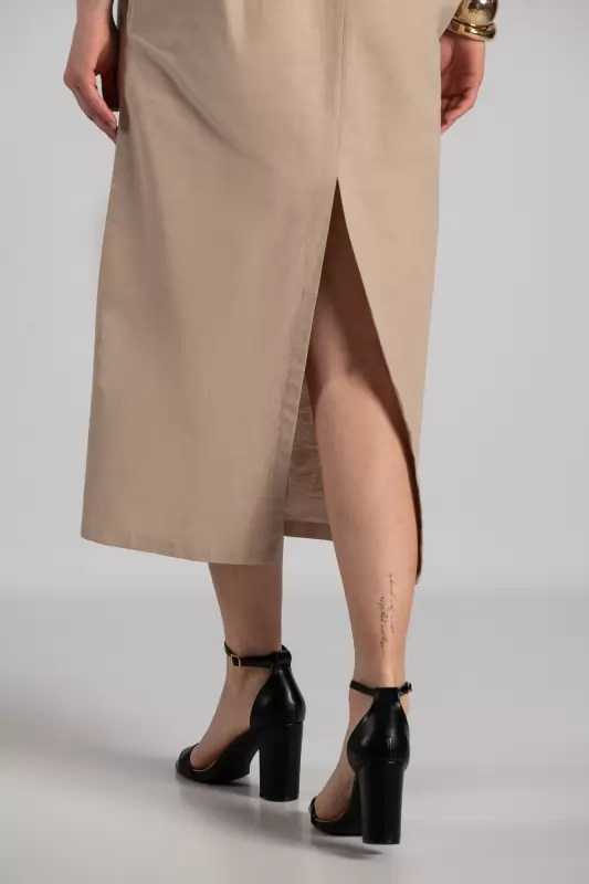 Φόρεμα Midi Structured Sleeve