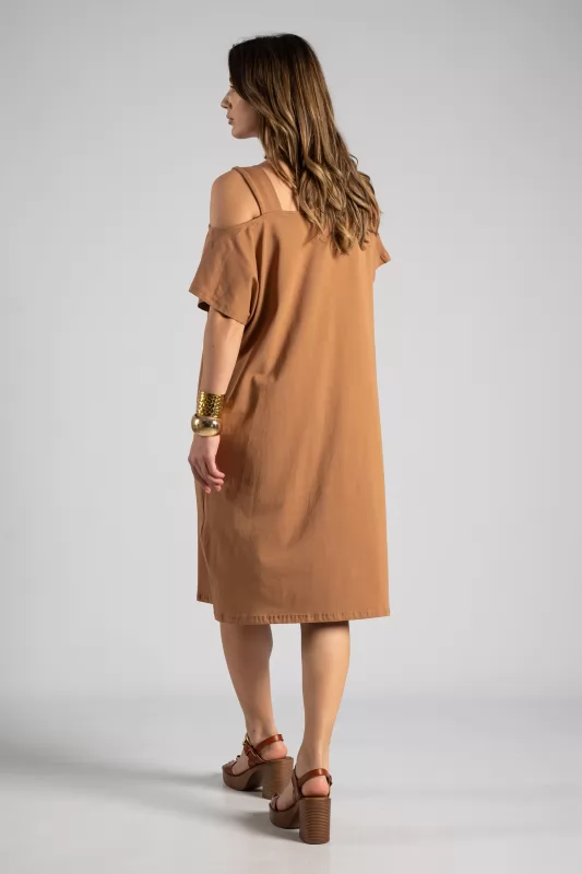 Dress Midi Cotton Strap