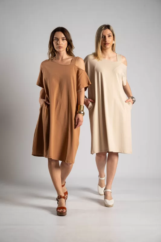 Dress Midi Cotton Strap