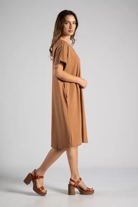 Dress Midi Cotton Strap