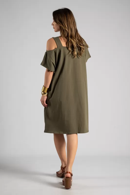 Dress Midi Cotton Strap