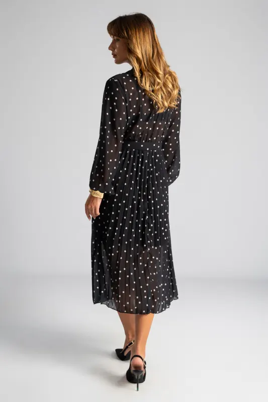 Dress Midi Belt Dot