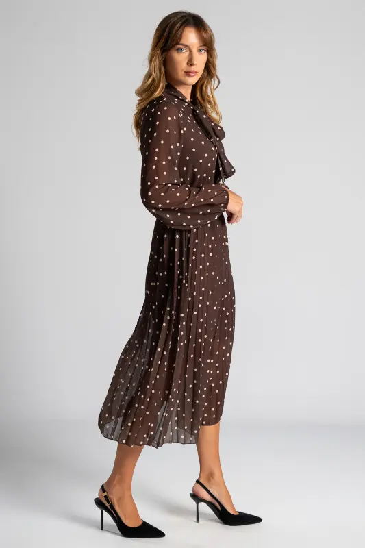 Dress Midi Belt Dot