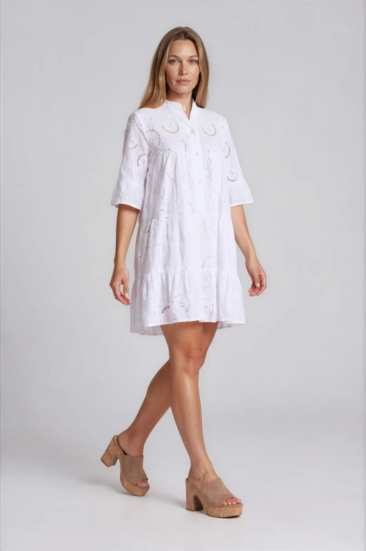 Φόρεμα Mini Cotton Broderie