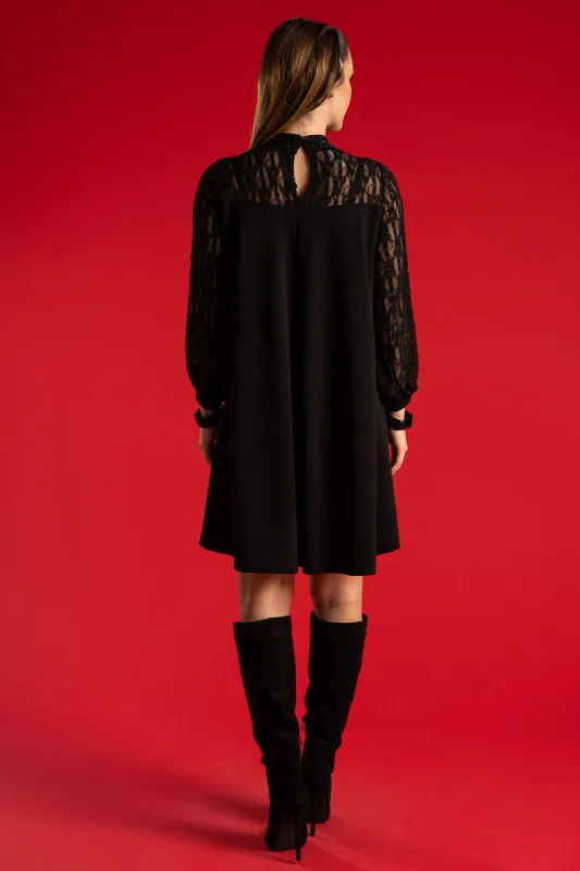 Φόρεμα Mini Δαντέλα Λεπτομέρεια