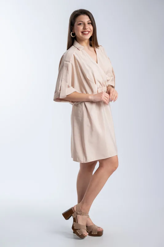 Φόρεμα Mini Κρουαζέ Casual
