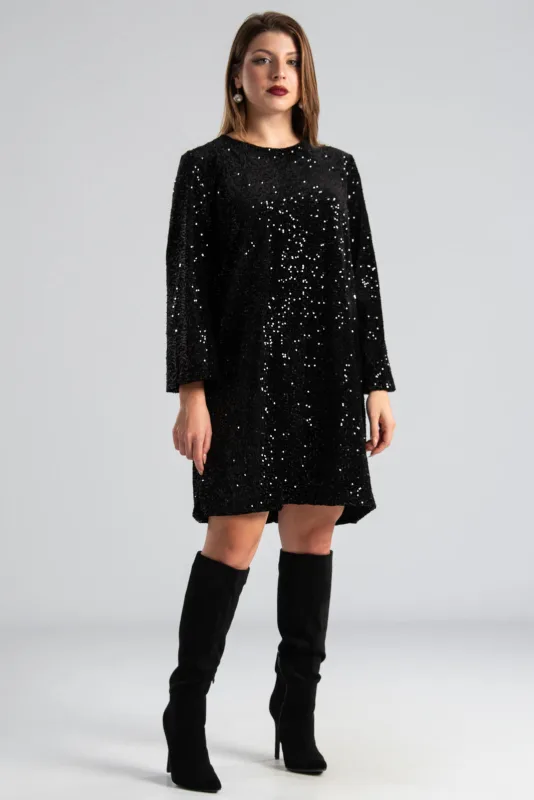 Φόρεμα Mini Παγιέτα Bow