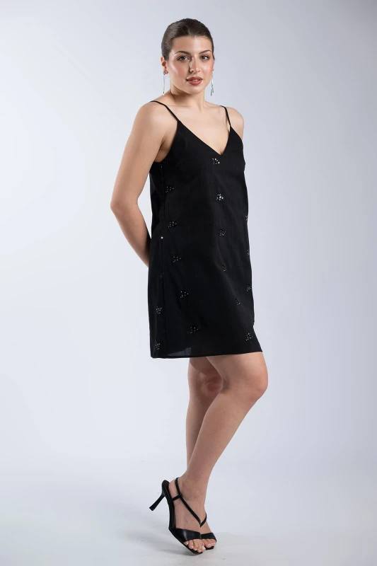 Mini Dress Rhinestones 