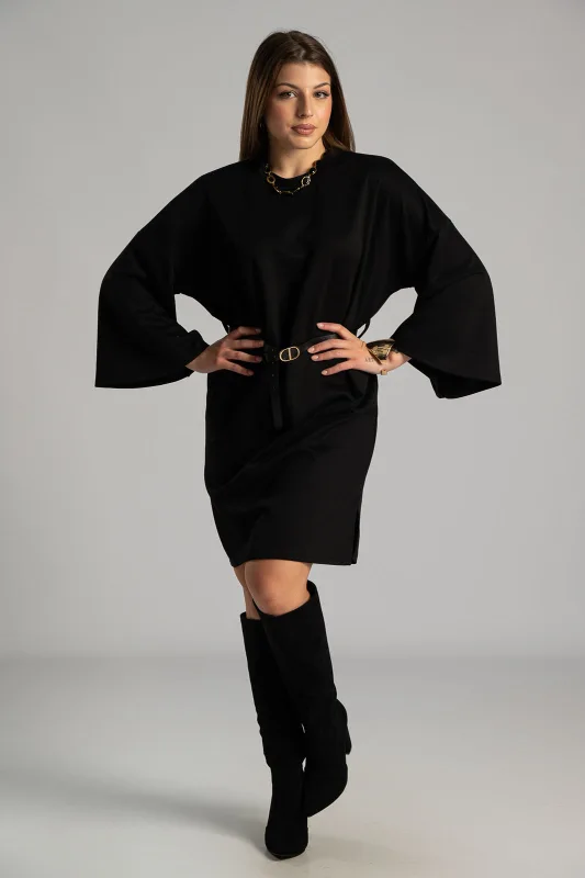 Φόρεμα Μονόχρωμο Ζώνη