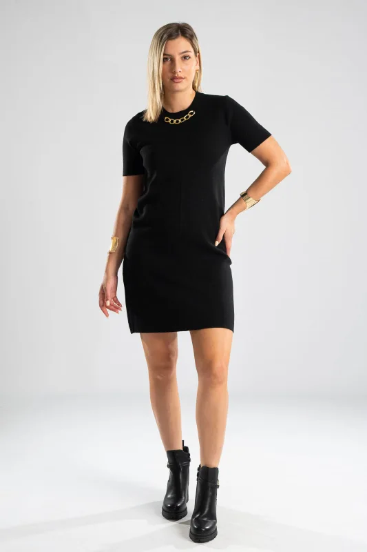 Dress Thread Chain Neckline
