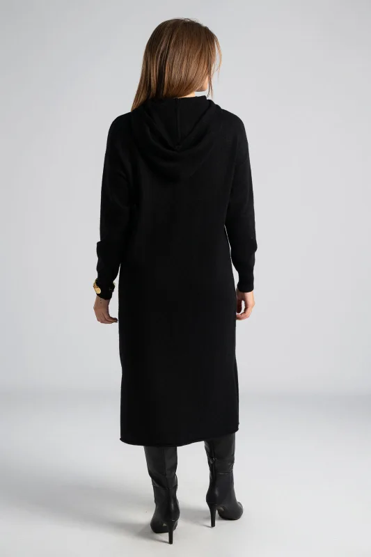 Φόρεμα Νημάτινο Κουκούλα