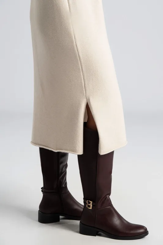 Φόρεμα Νημάτινο Κουκούλα