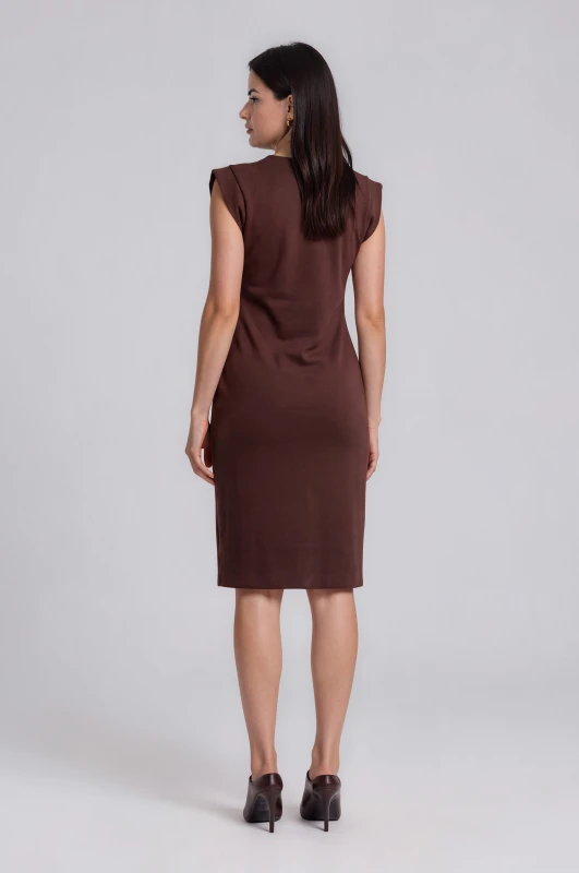 Dress Knitted With Decorative Element