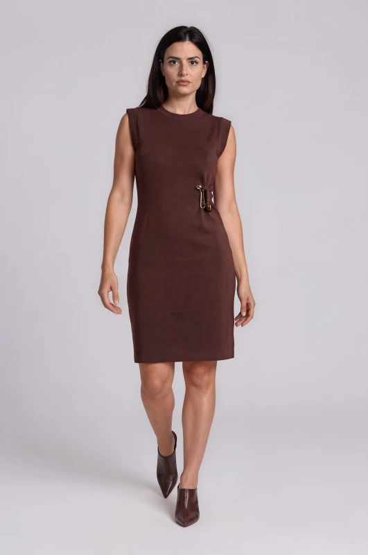 Dress Knitted With Decorative Element