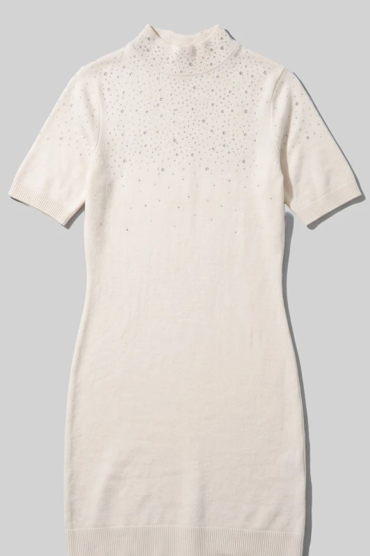 Dress Knitted With Rhinestones