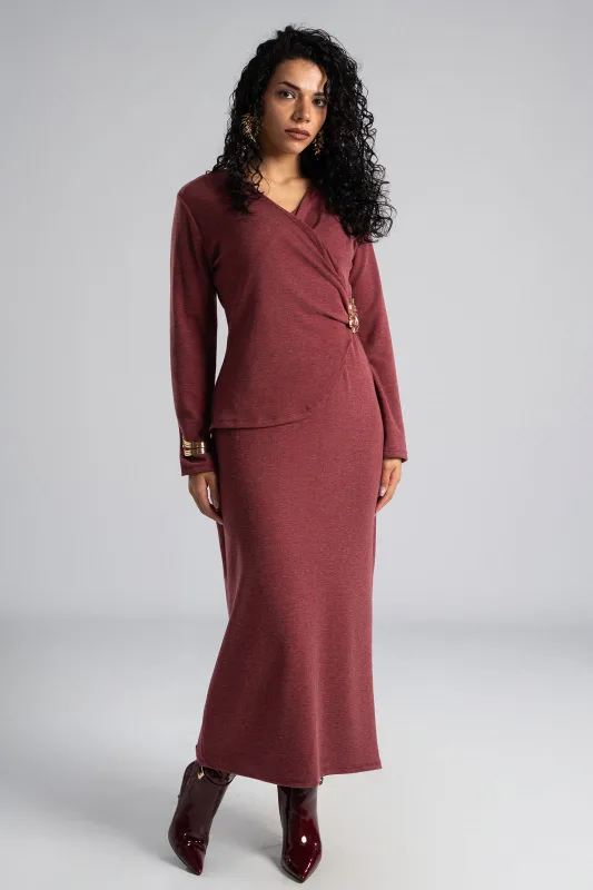 Φόρεμα Νημάτινο Μεταλλικό Στοιχείο