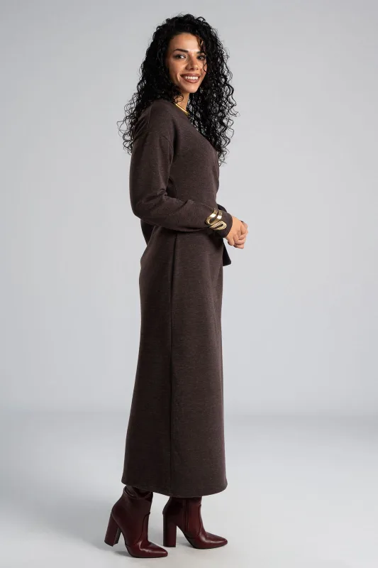 Φόρεμα Νημάτινο Πλαινό Δέσιμο