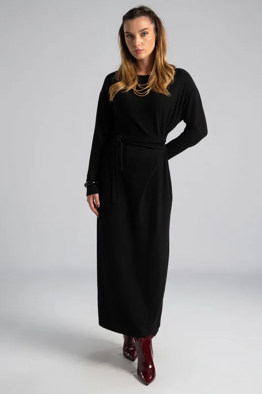 Φόρεμα Νημάτινο Πλαινό Δέσιμο