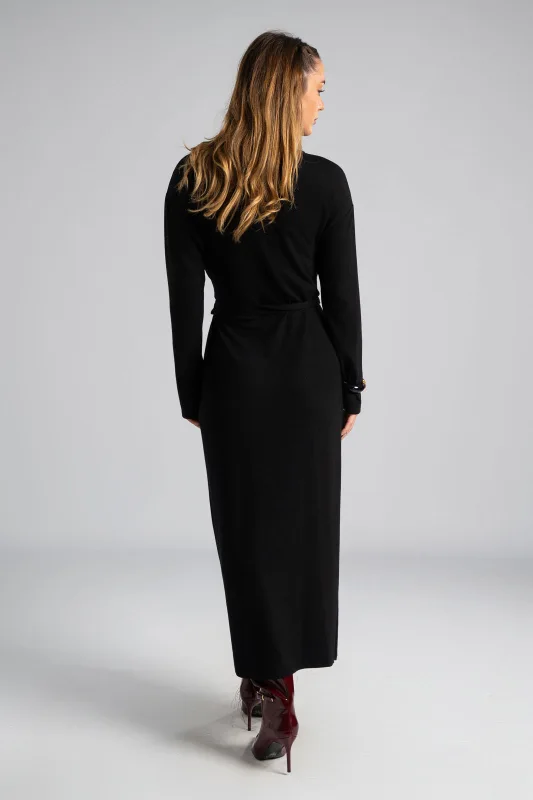 Φόρεμα Νημάτινο Πλαινό Δέσιμο