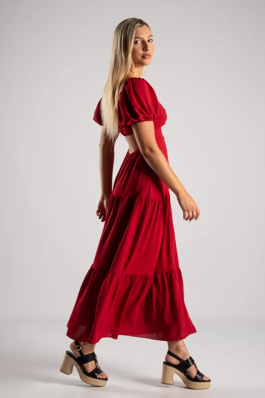 Φόρεμα Off-Shoulder Άνοιγμα