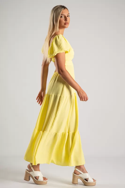 Φόρεμα Off-Shoulder Άνοιγμα
