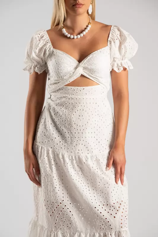Dress Off-Shoulder Opening Kippur 