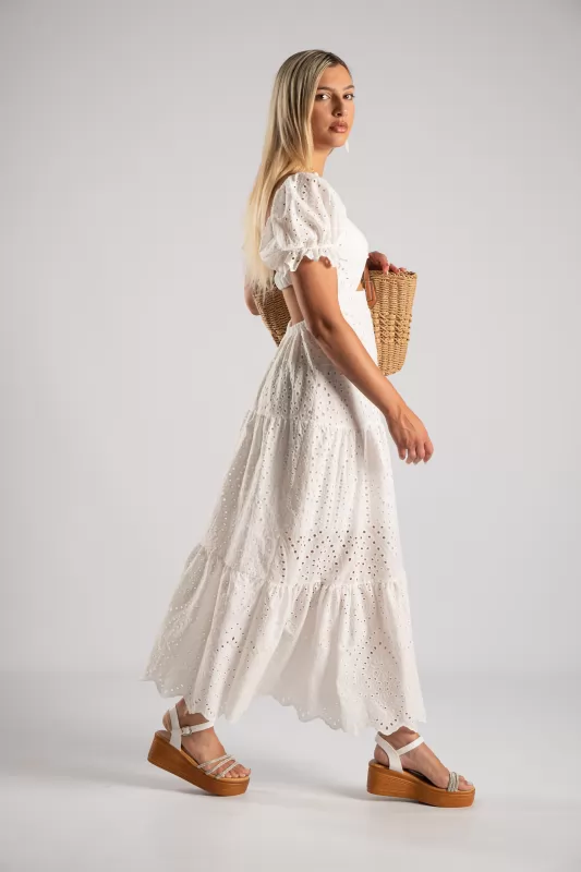 Dress Off-Shoulder Opening Kippur 