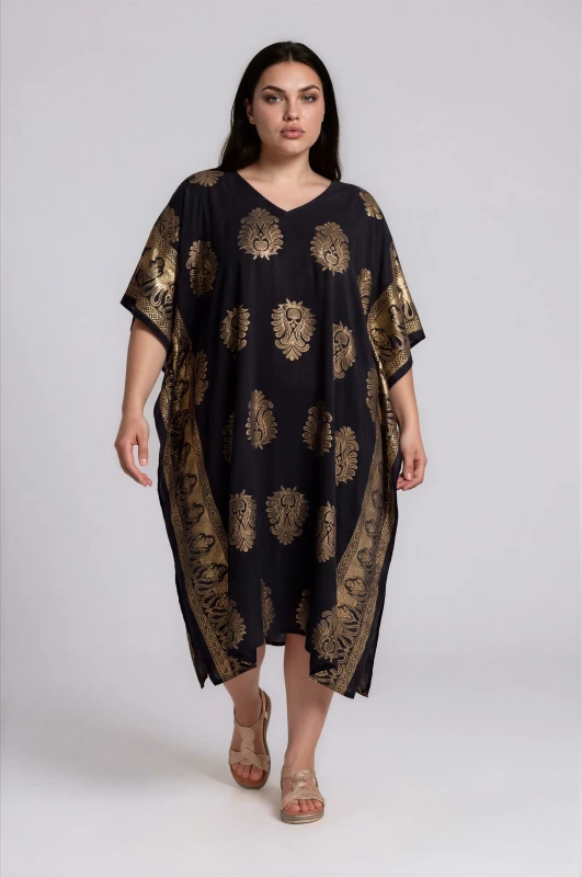 Dress Oversized Embroidered 