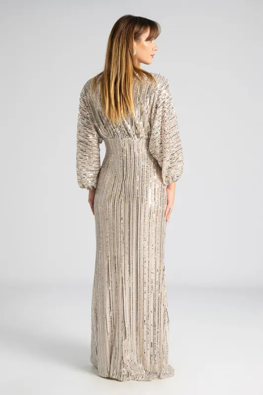 Φόρεμα Παγιέτα Maxi