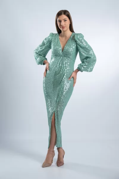 Dress Sequins Pistachio