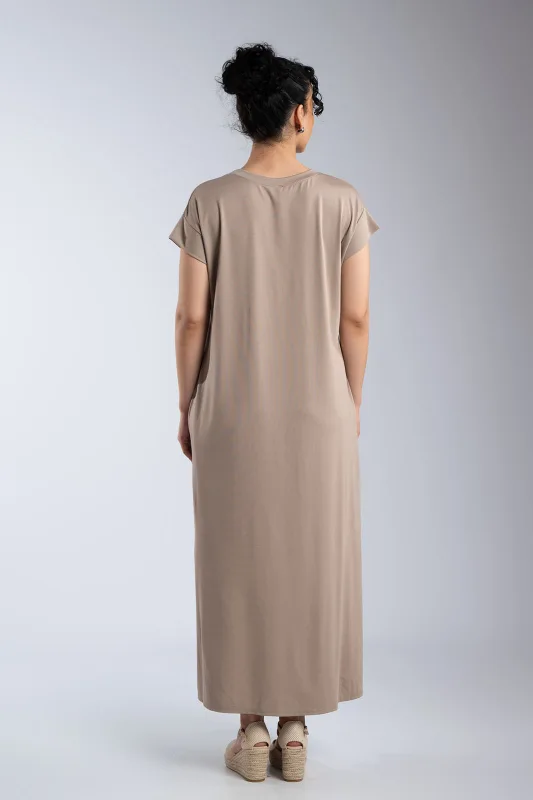 Φόρεμα Παγιέτες Leopard Τσέπη