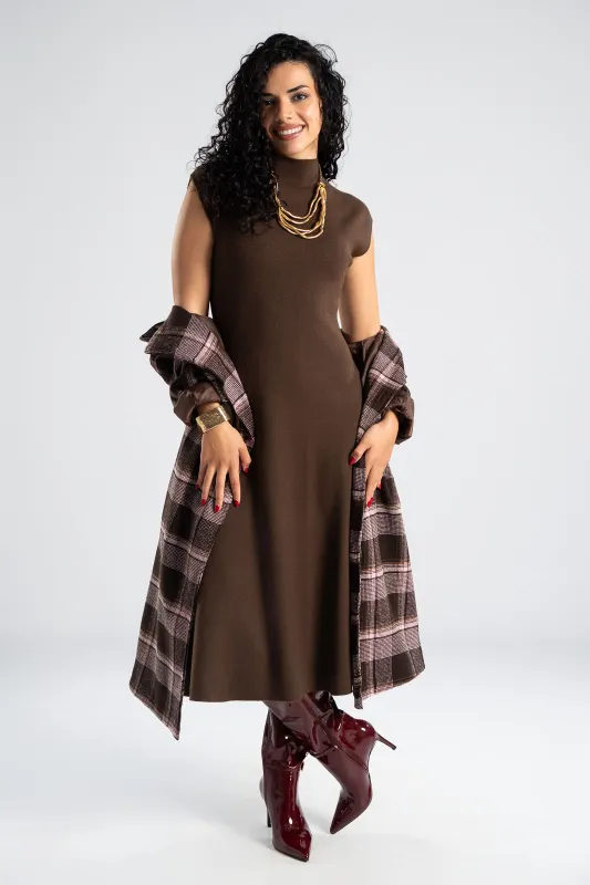 Knitted Rib Dress Lupeto