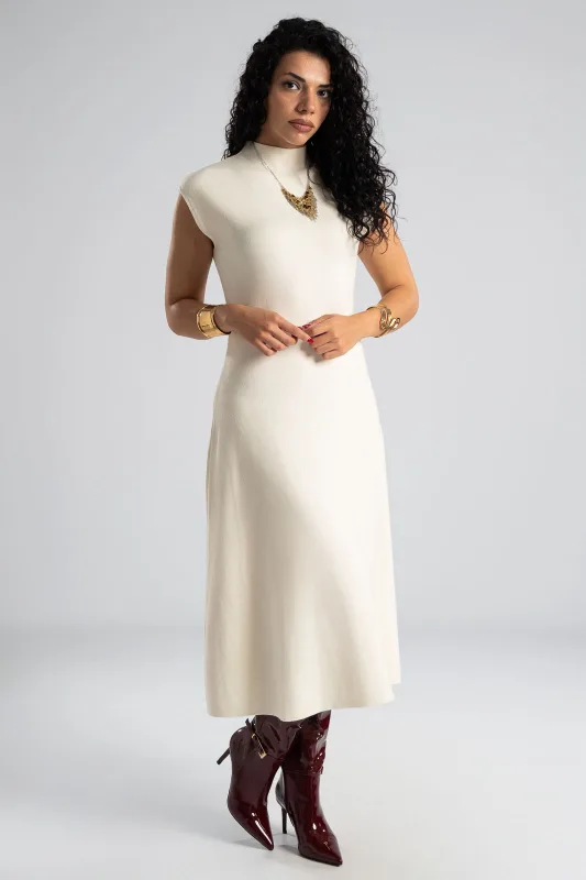 Knitted Rib Dress Lupeto