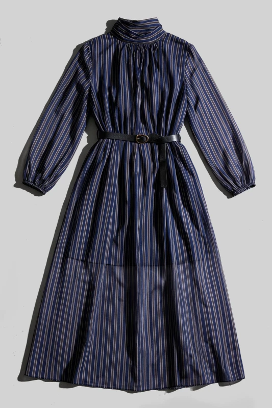 Dress Striped with Belt