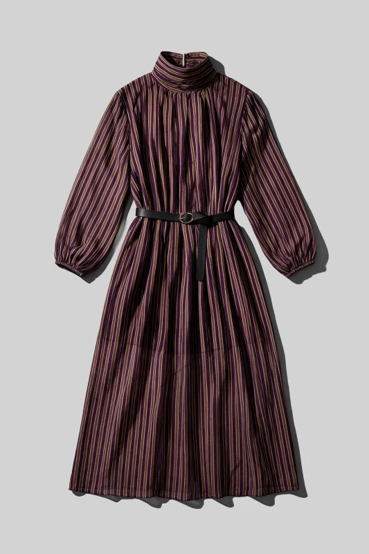 Dress Striped with Belt