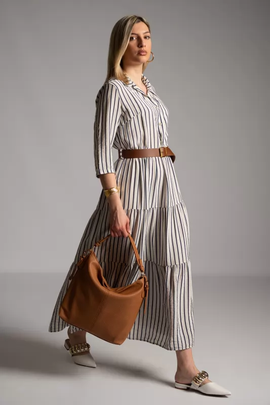 Dress Striped Belt