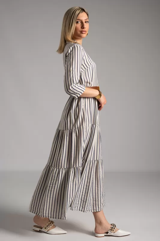 Dress Striped Belt